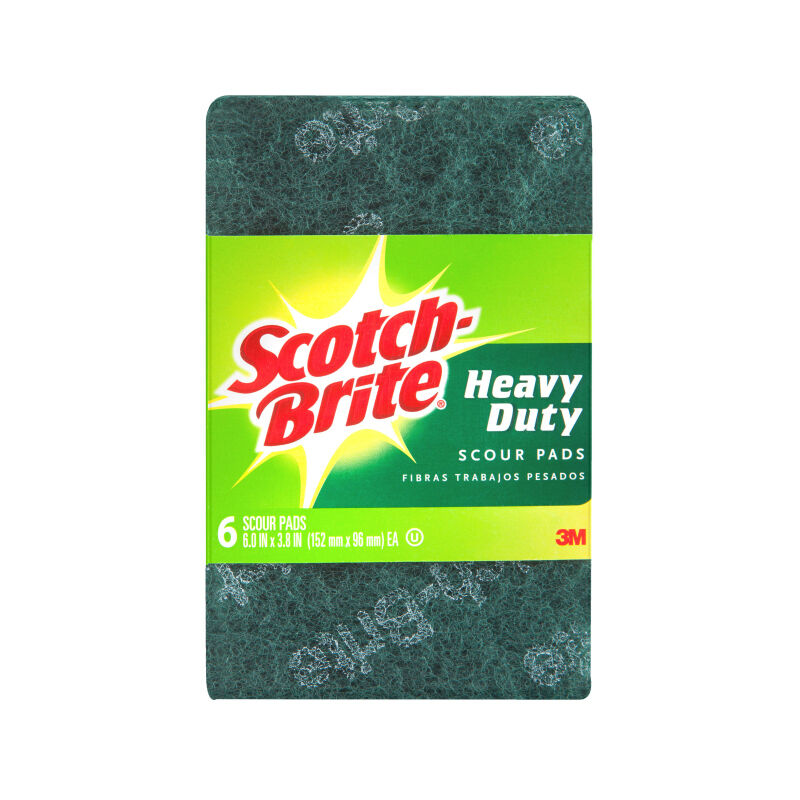 Scotch-Brite Heavy Duty Scourer 6-Pack (Box of 5)