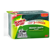 Scotch-Brite Heavy Duty Scourer 4-Pack (Box of 10)