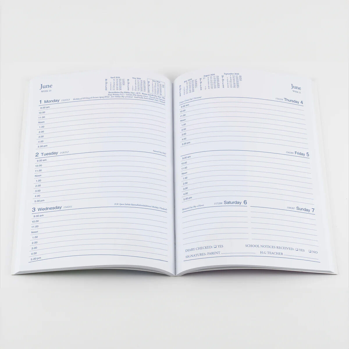 Collins Colplan Student Diary 2026 (A5) - Perfect Bound (Week to View)
