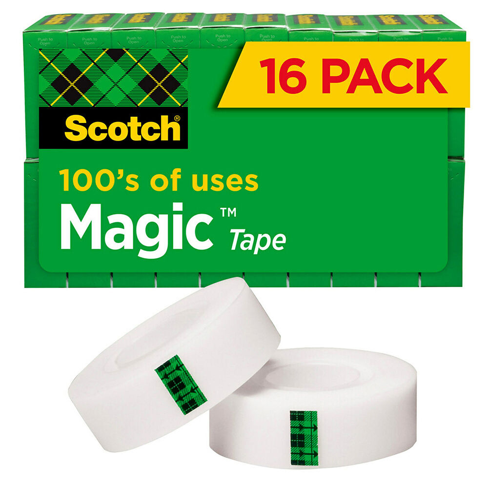 Scotch Tape Magic 810 - 19mmx25m Refill (Pack of 16)