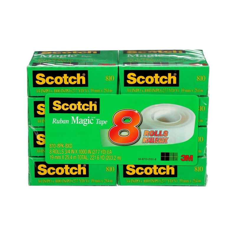 Scotch Magic Tape 810 19mm Pack of 8 Boxed