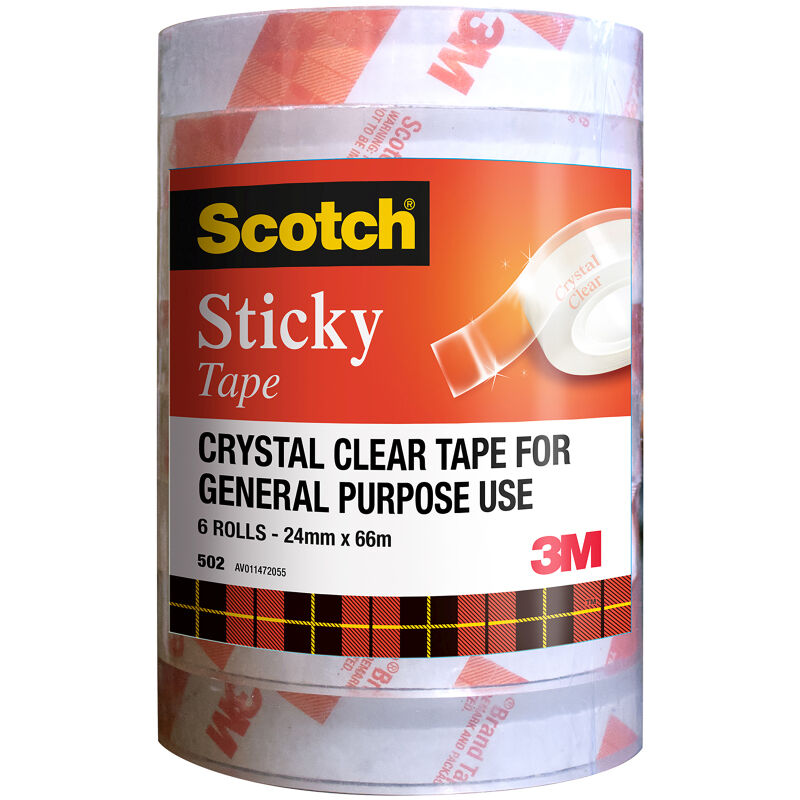 Scotch Stcky Tape 502 24mm Twr6