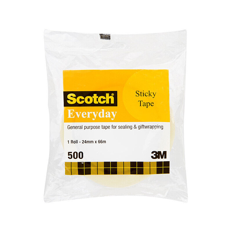 Scotch StkyTape 502 24X66 (Box of 6)