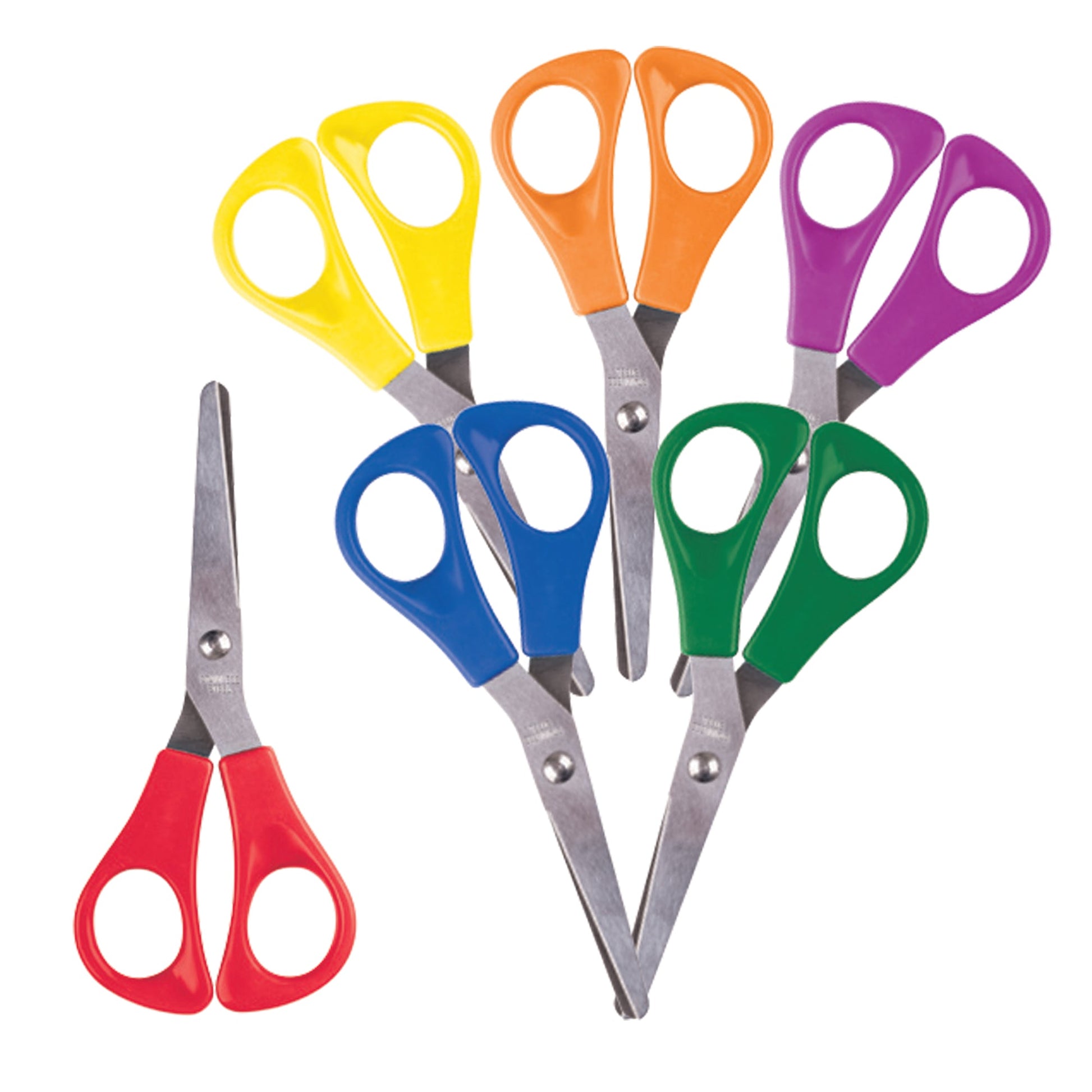 Coloured Junior Scissors - Pack of 36
