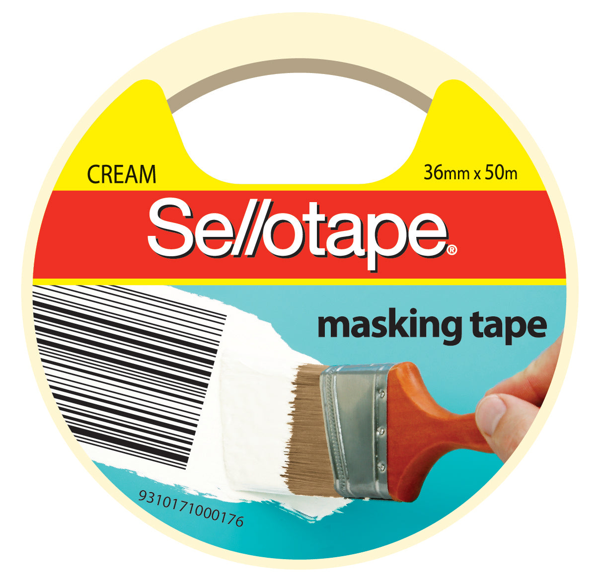 Sellotape Masking Tape - 36mmx50m: Cream