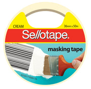 Sellotape Masking Tape - 36mmx50m: Cream