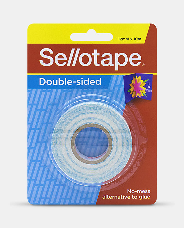 Sellotape Double Sided Tape: 12mm x 10m