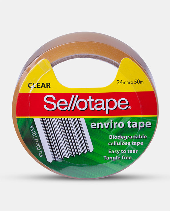 Sellotape - Enviro Vine (24mmx50m): Clear