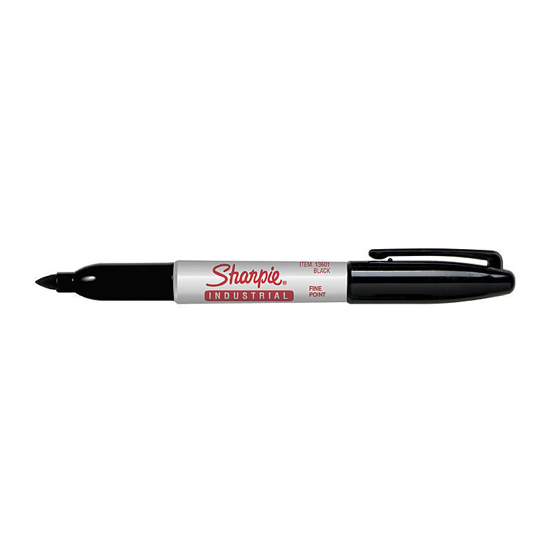 Sharpie FineIndustrial Marker - Black (Box of 12)