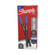 Sharpie Pen Fineliner - Blue (Box of 12)