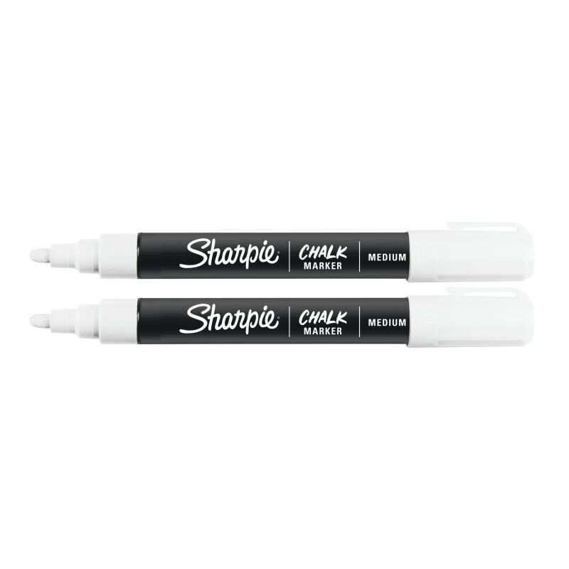 Sharpie Chalk Wet Marker White - Pack of 2 (Box of 4)