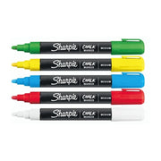 Sharpie Chalk Wet Marker Assorted - Pack of 5 (Box of 4)
