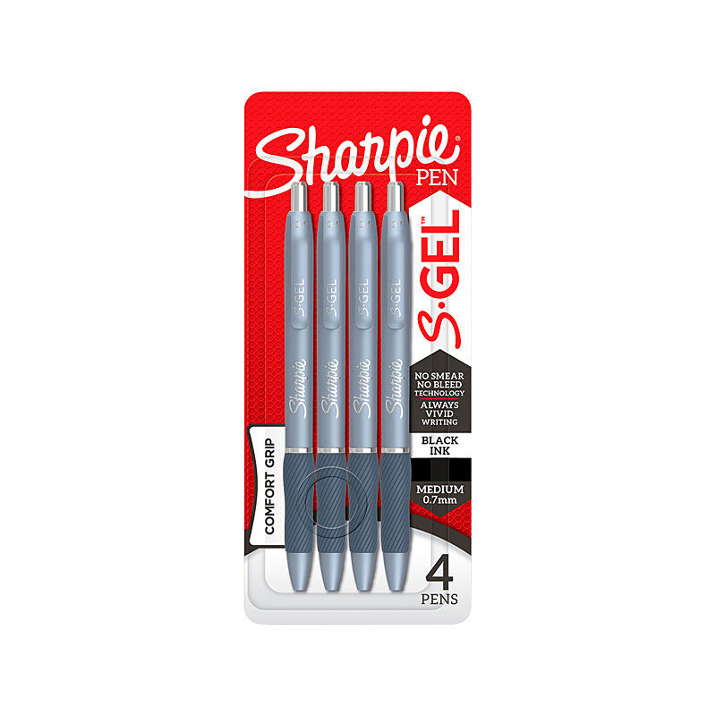 Sharpie GelBlue/Black - Pack of 4 (Box of 6)