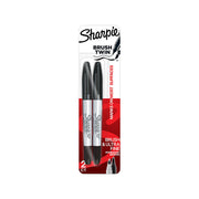 Sharpie Permanent Mrk Brush Twin - Pack of 2 (Box of 6)