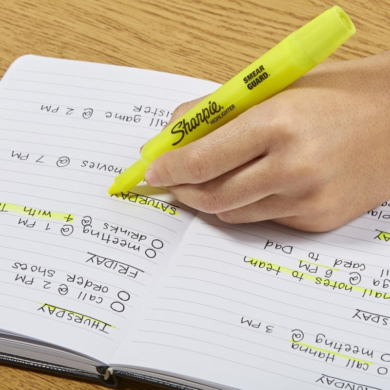 Sharpie Highlighter Tank Yellow - Pack of 12 (Box of 3)