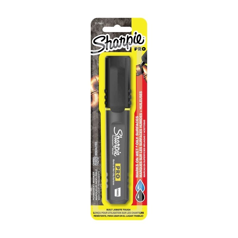 Sharpie Pro Chisel Black Box of 4 NP