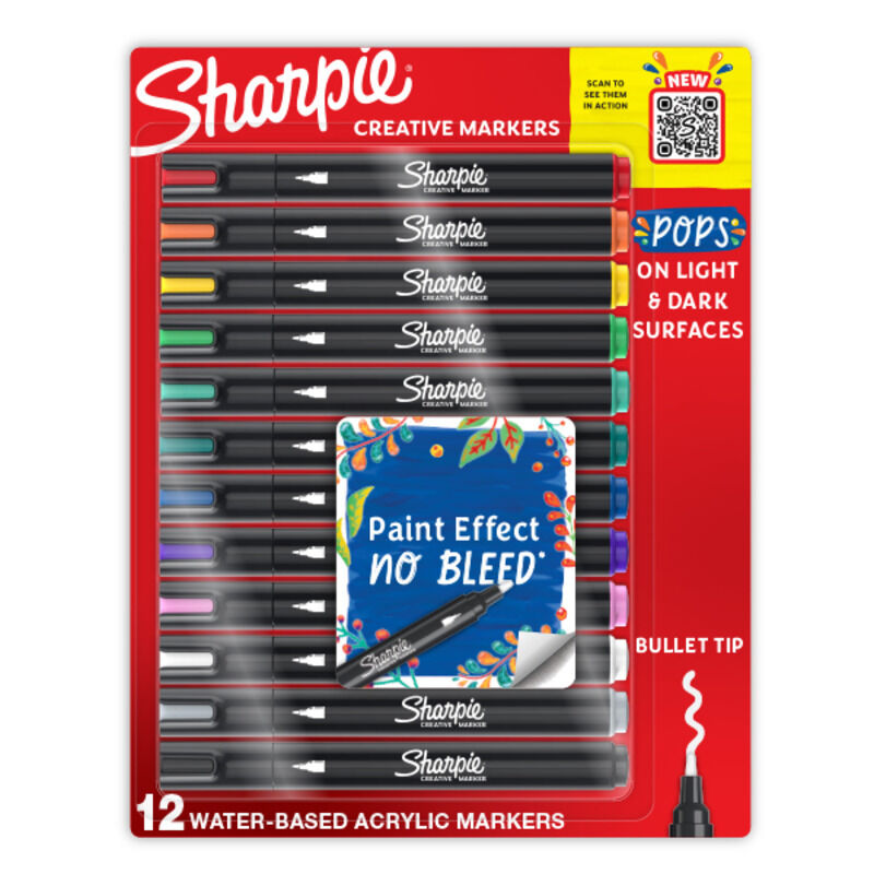Sharpie Creative Mrkr Blt Assorted - Pack of 12