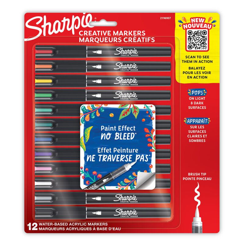 Sharpie Creative Mrk Brush Assorted - Pack of 12