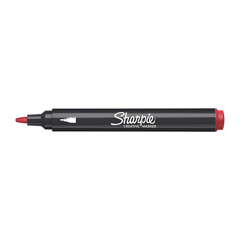 Sharpie Creative Mrkr Bult Red Box of 6