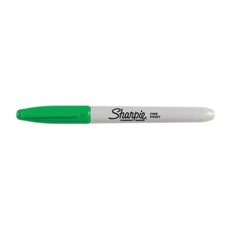 Sharpie Permanent Marker FP - Green (Box of 12)