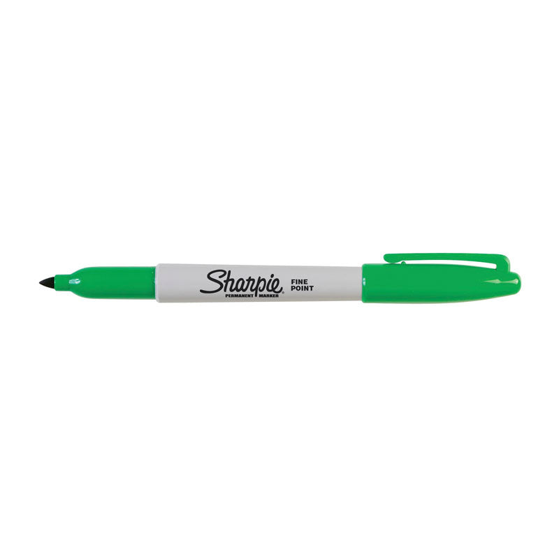 Sharpie Permanent Marker FP - Green (Box of 12)