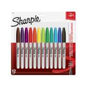 Sharpie Fine Assorted - Pack of 12