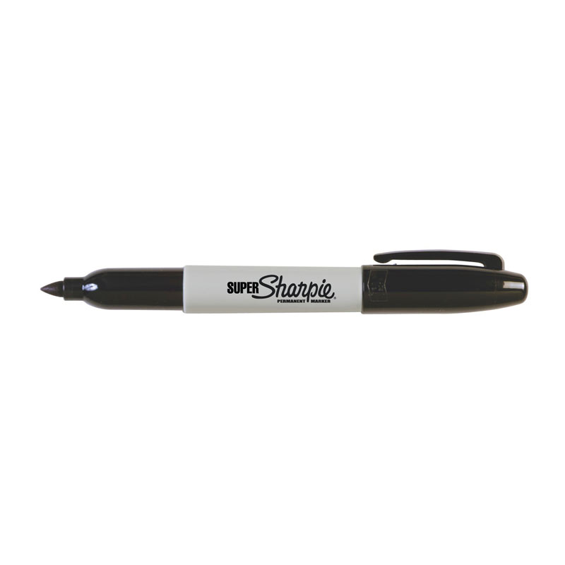 Sharpie Super FP Permanent Marker - Black (Box of 12)