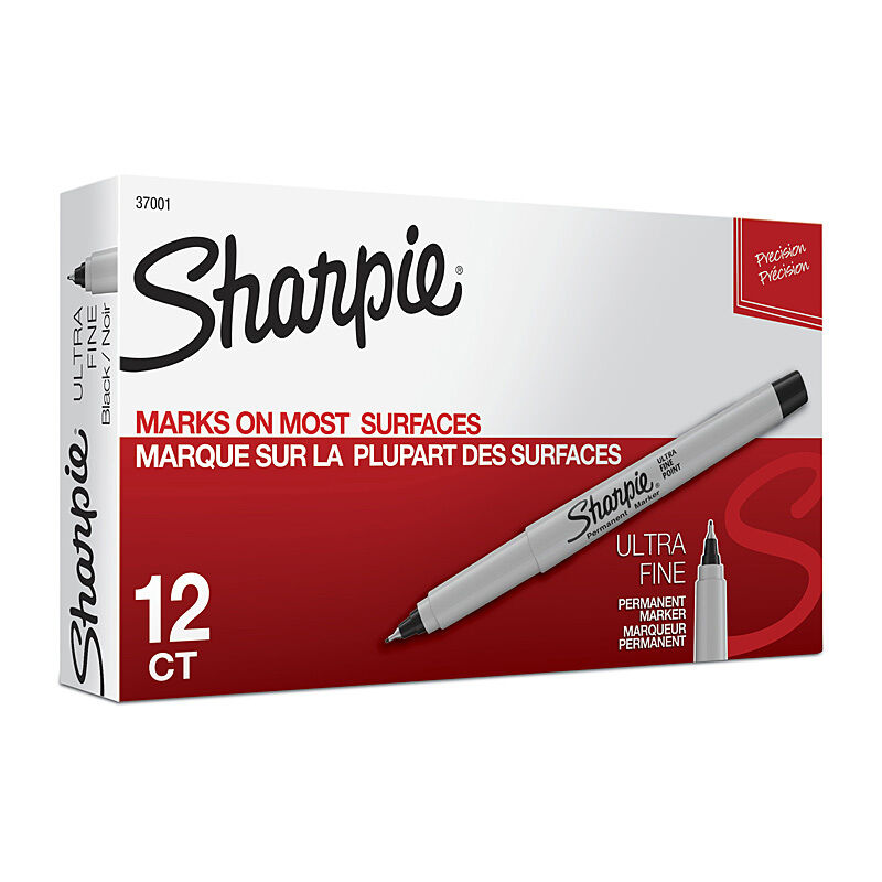 Sharpie Permanent Marker UFP Black NP - Pack of 12