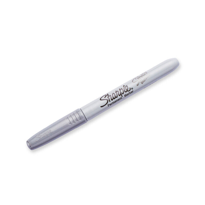 Sharpie Permanent Marker FP - Silver (Pack of 12)