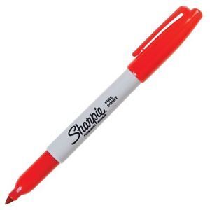 Sharpie Marker - Fine: (Single)