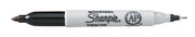 Sharpie Twin Tip Black Permanent Marker (Single)