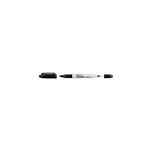 Sharpie Marker - Twin Tip: Black (Box of 12)