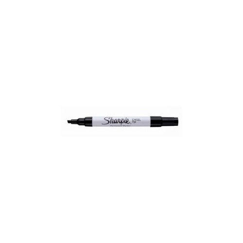 Sharpie Marker - Permanent Broad Chisel: Black (Box of 12)