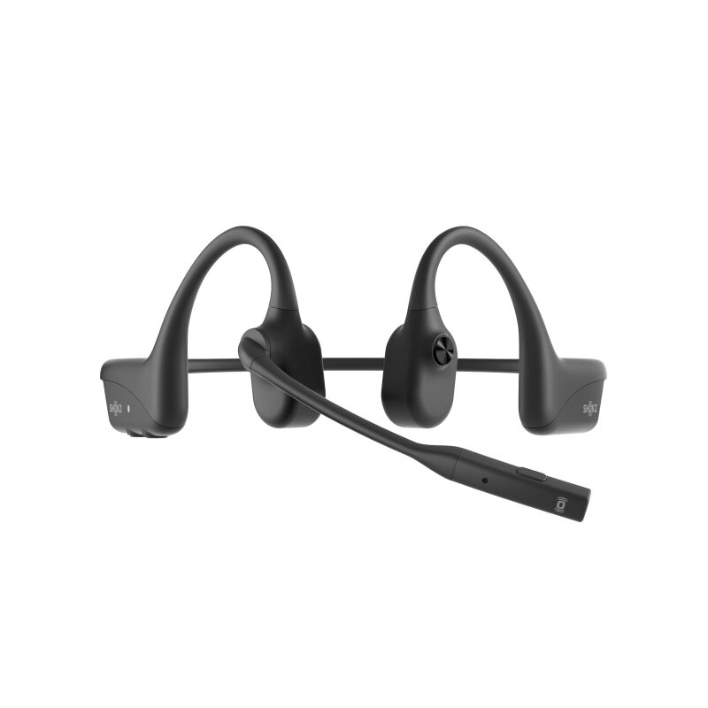 SHOKZ OpenComm 2 Stereo Bone Conduction Bluetooth Headset , 2025 Upgrade version [C120-AN-BK]