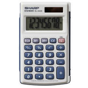 Sharp Calculator - El243S 8 Digit (Dual Power Hard Cover)