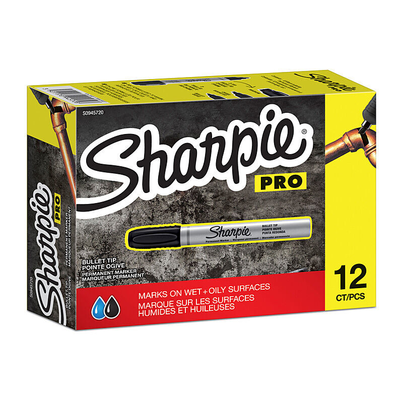 Sharpie Pro Mtl BT Mrk Bl Box of 12