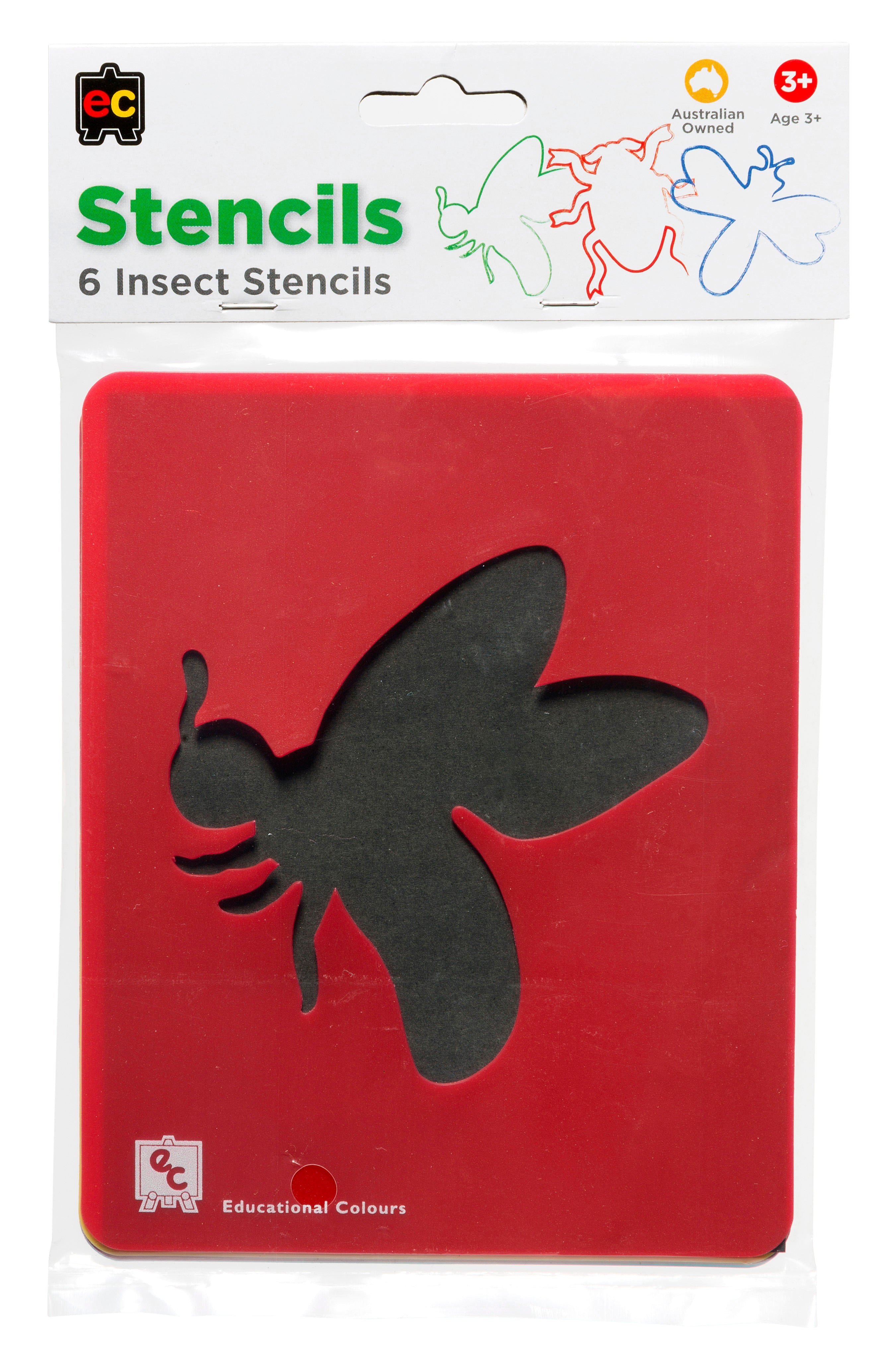 Insects Stencil - Set of 6