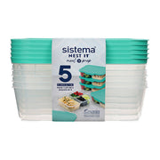 Sistema 1.9L Meal Nest It (Pack of 5)