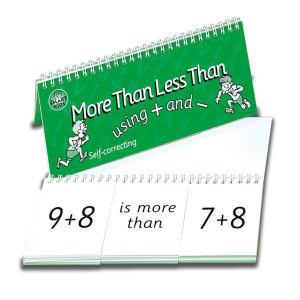 More Than, Less Than Flip Book (+ and -)