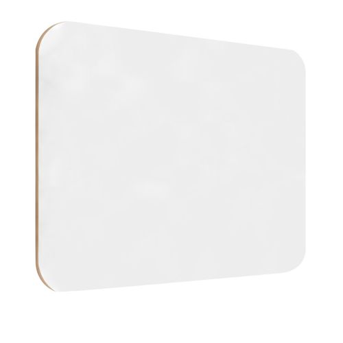 Visionchart Skandi DuraWrite Whiteboard 1180 x 1180mm Birch Frameless Square (Special Order)