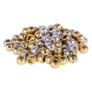 Plastic Pony Beads Gold & Silver 250g