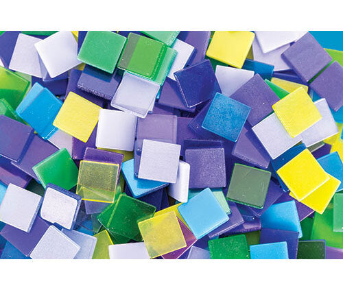 Deco Mosaic Tiles - Cool Colours (150g)