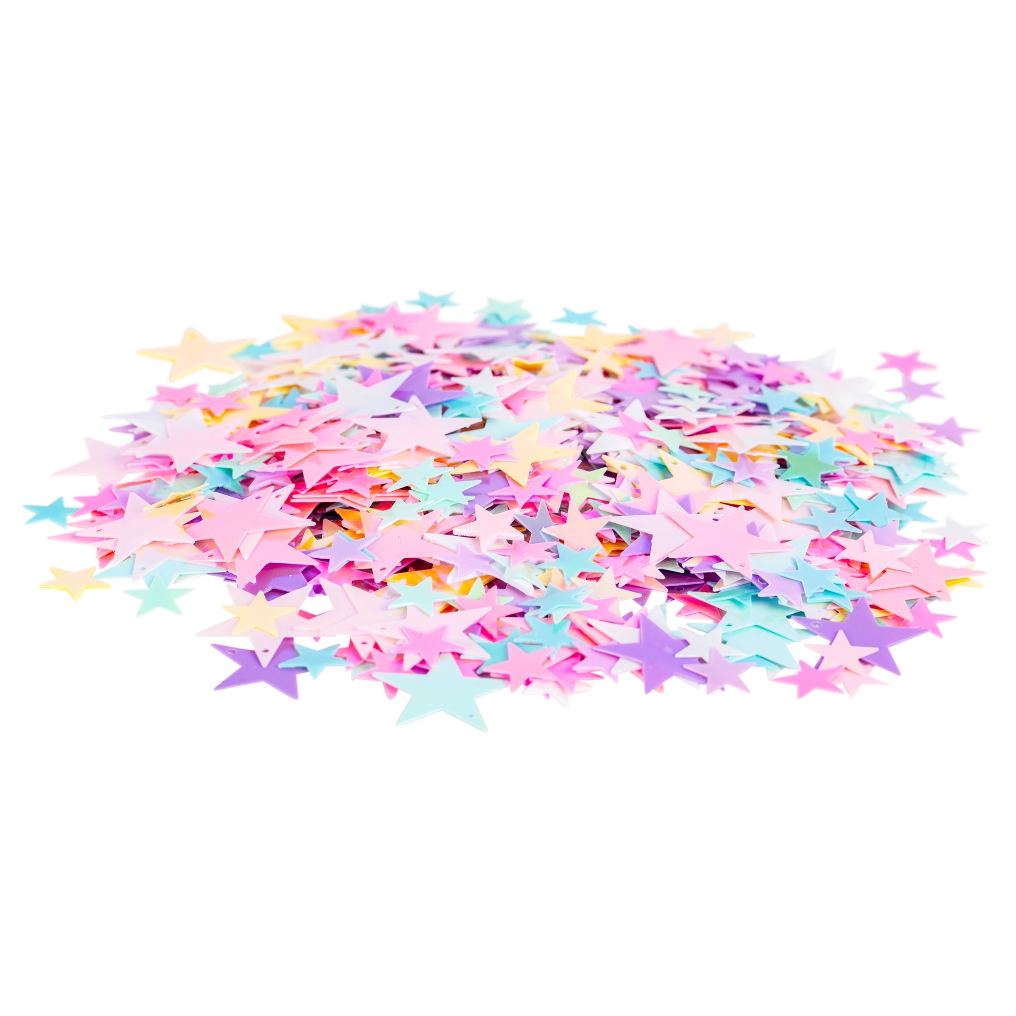 Sequin Stars Pastel Iridescent - 50g