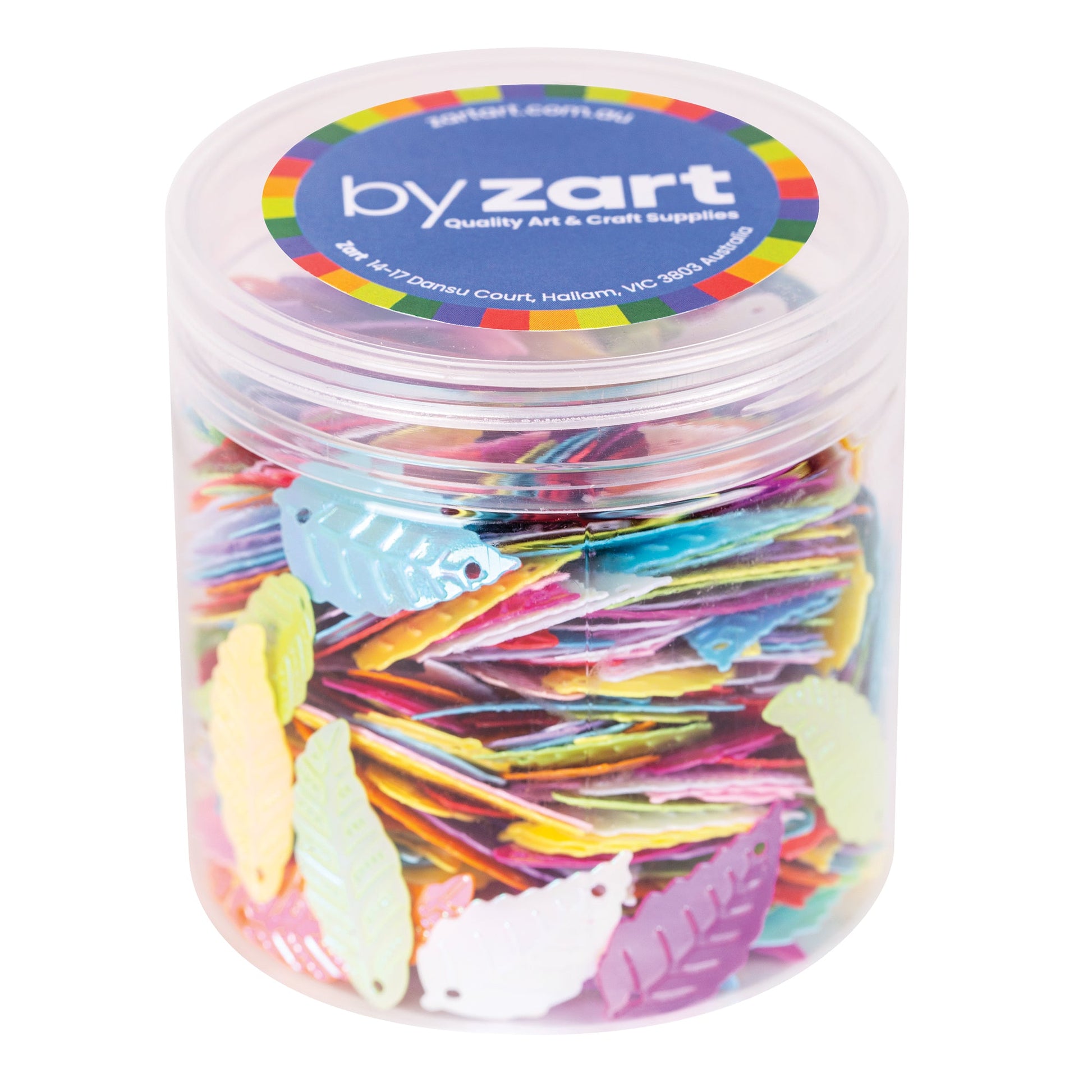 Iridescent Leaf Sequins - 50g