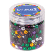 Skull & Face Beads - 100g Jar