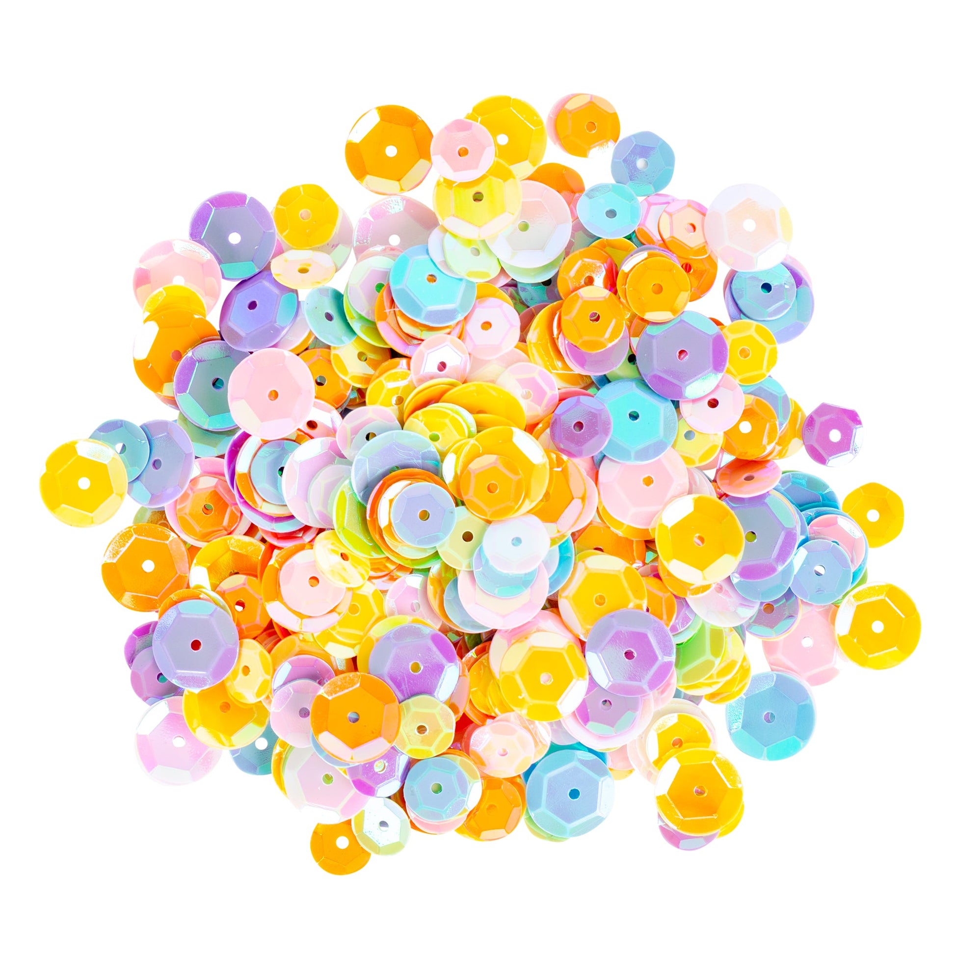 Embossed Sequins Pastel Iridescent - 50g