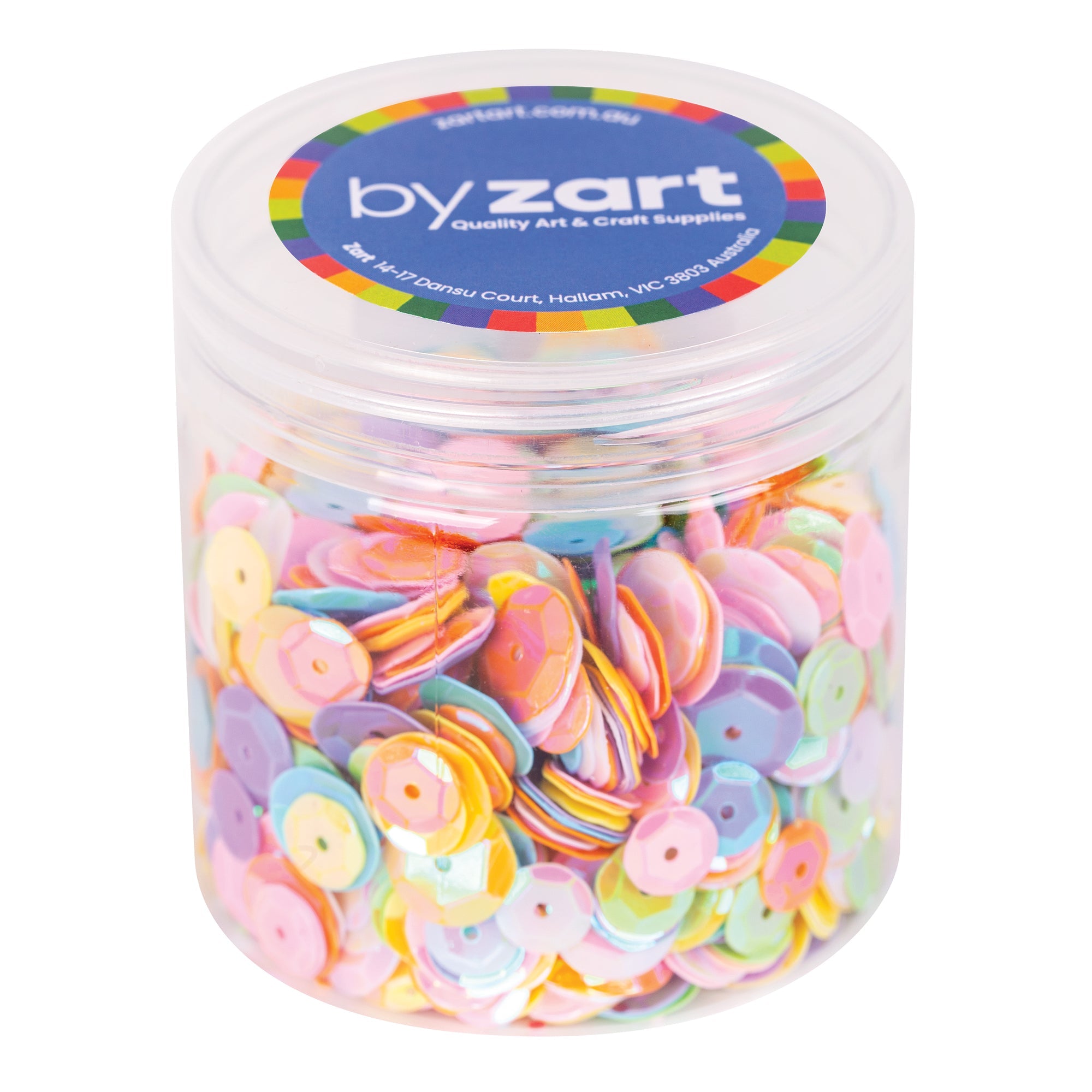 Embossed Sequins Pastel Iridescent - 50g