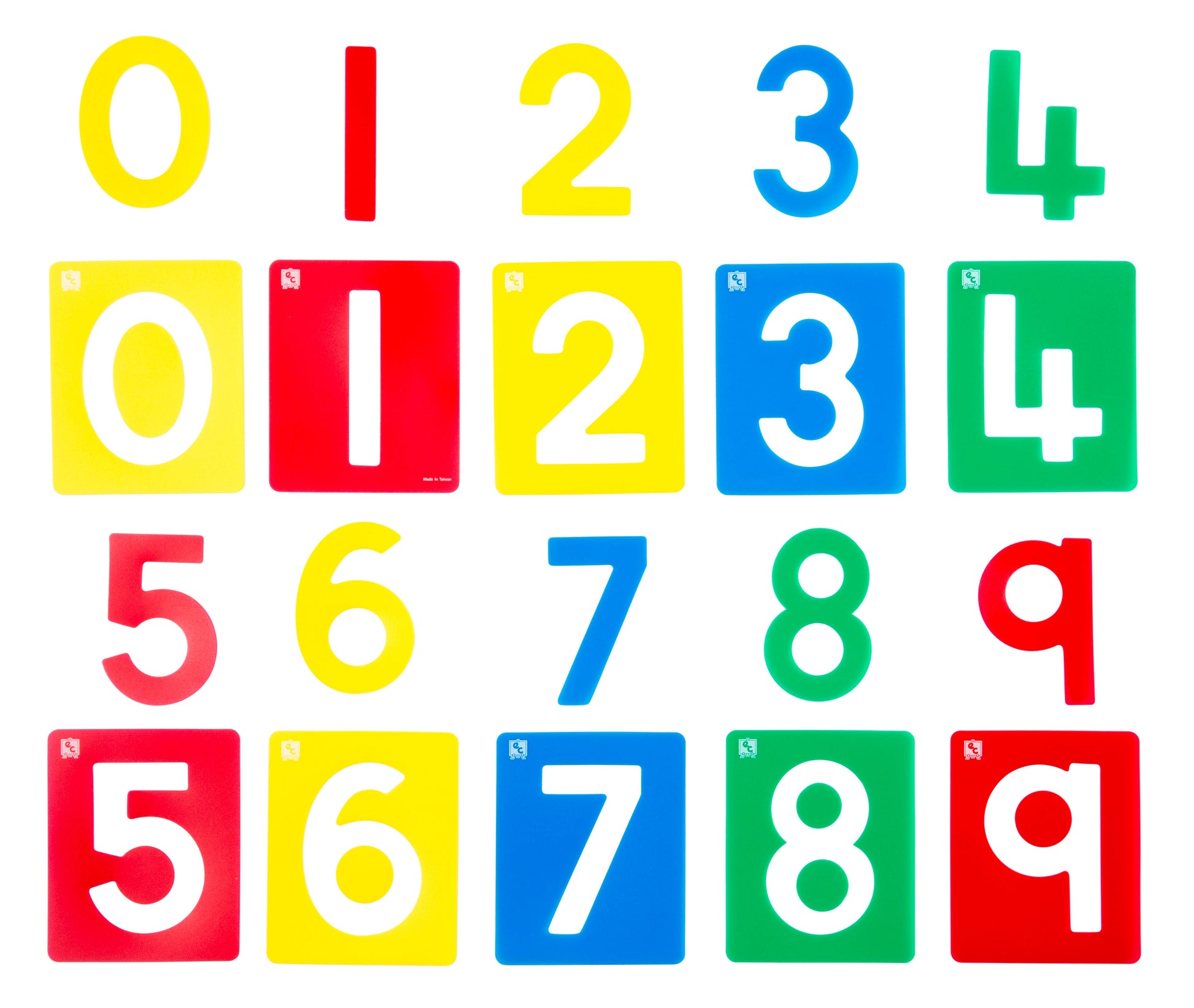 Stencil Numbers 0-9