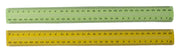 GNS Ruler - 30cm Clear Plastic Tinted (Pack of 25)