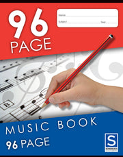 Sovereign Music & Theory Book (225x175mm) - 96 Pages (Pack of 10)